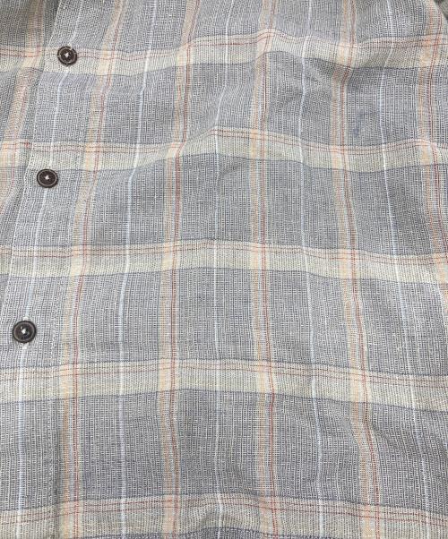 Patagonia（パタゴニア）Patagonia (パタゴニア) 半袖オープンカラーチェックシャツ ベージュ サイズ:Mの古着・服飾アイテム