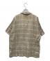 Patagonia (パタゴニア) 半袖オープンカラーチェックシャツ ベージュ サイズ:M：10000円