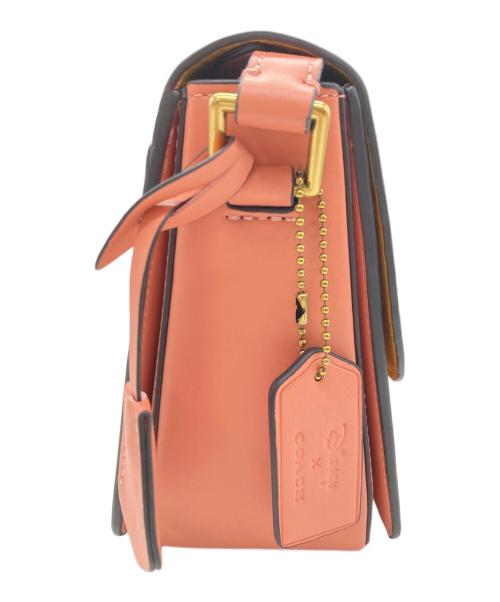 COACH（コーチ）COACH (コーチ) DISNEY (ディズニー) ストゥディオ ショルダー バッグ/ ミッキーマウス アンド フラワー ピンクの古着・服飾アイテム