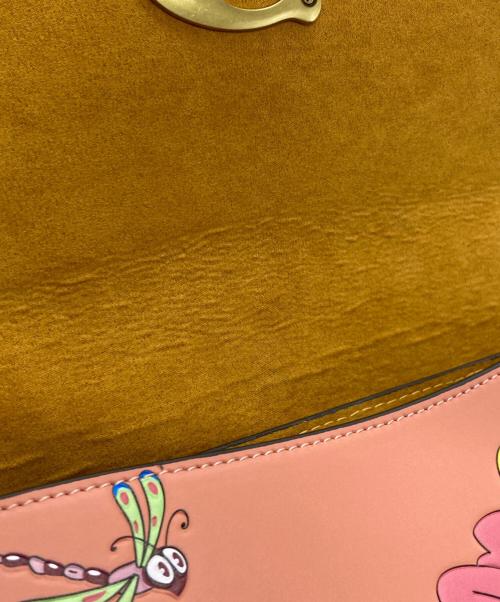 COACH（コーチ）COACH (コーチ) DISNEY (ディズニー) ストゥディオ ショルダー バッグ/ ミッキーマウス アンド フラワー ピンクの古着・服飾アイテム