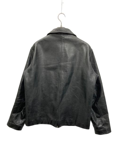 GAP（ギャップ）GAP (ギャップ) ジップアップレザージャケット ブラック サイズ:Sの古着・服飾アイテム