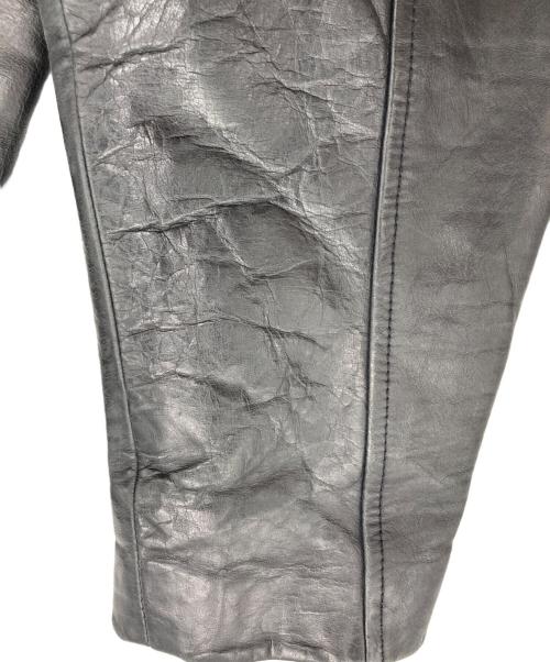 GAP（ギャップ）GAP (ギャップ) ジップアップレザージャケット ブラック サイズ:Sの古着・服飾アイテム