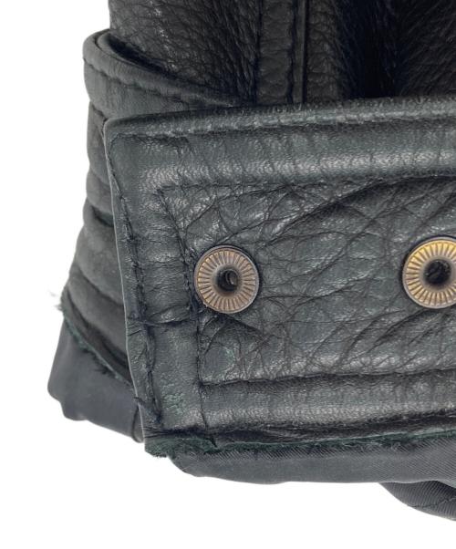 PELLE STUDIO（ペレ スタジオ）PELLE STUDIO (ペレ スタジオ) ［古着］シングルレザージャケット ブラック サイズ:Mの古着・服飾アイテム