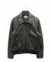 PELLE STUDIO（ペレ スタジオ）の古着「［古着］シングルレザージャケット」｜ブラック