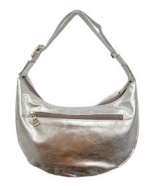 russet（ラシット）の古着「ソフトレザーラウンドショルダーバッグ」｜シルバー