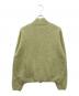 stussy (ステューシー) FULL ZIP BRUSHED MERINO SWEATER グリーン サイズ:M：20000円