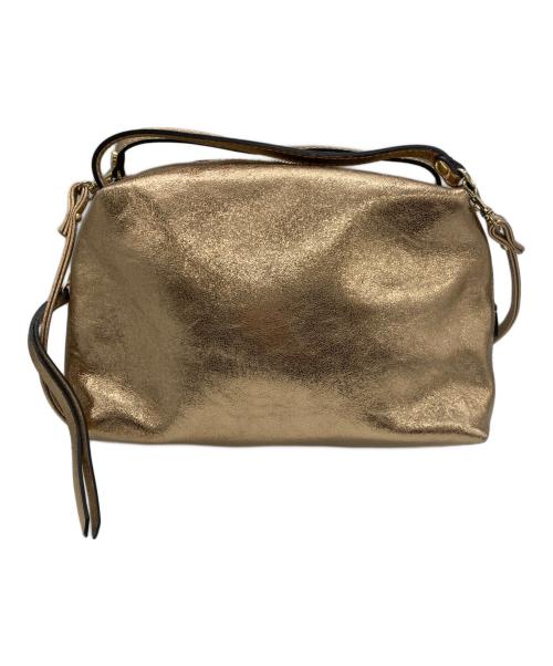 GIANNI CHIARINI（ジャンニ キアリーニ）GIANNI CHIARINI (ジャンニ キアリーニ) ALIFA M ショルダーバッグ ゴールドの古着・服飾アイテム