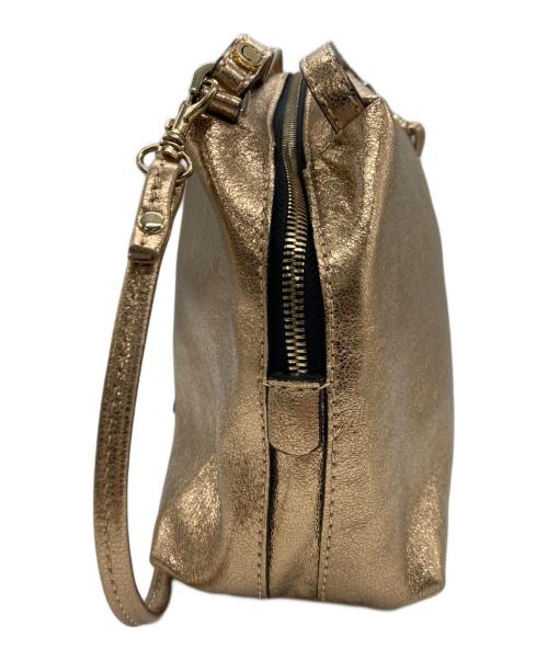 GIANNI CHIARINI（ジャンニ キアリーニ）GIANNI CHIARINI (ジャンニ キアリーニ) ALIFA M ショルダーバッグ ゴールドの古着・服飾アイテム