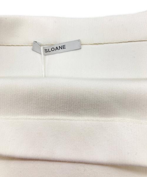 SLOANE（スローン）SLOANE (スローン) 16Gスムース編みニットスカート ホワイト サイズ:2の古着・服飾アイテム