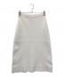 SLOANE（スローン）の古着「16Gスムース編みニットスカート」｜ホワイト