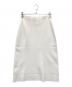 SLOANE (スローン) 16Gスムース編みニットスカート ホワイト サイズ:2：6000円
