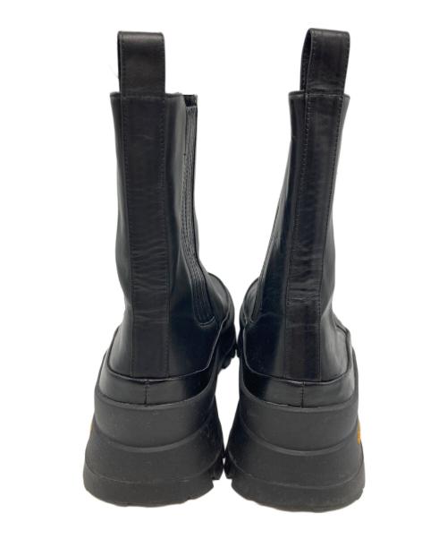 Le Talon GRISE（ル タロン グリーズ）Le Talon GRISE (ル タロン グリーズ) VIBRAM SOLE LEATHER SIDE GORE SHORT BOOTS ブラック サイズ:SIZE 40の古着・服飾アイテム