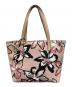 Kate Spade（ケイトスペード）の古着「総柄トートバッグ」｜ピンク