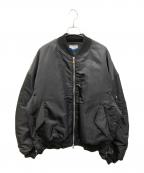 MAISON SPECIALメゾンスペシャル）の古着「Prime-Over Nylon MA-1 Bomber Jacket」｜ブラック