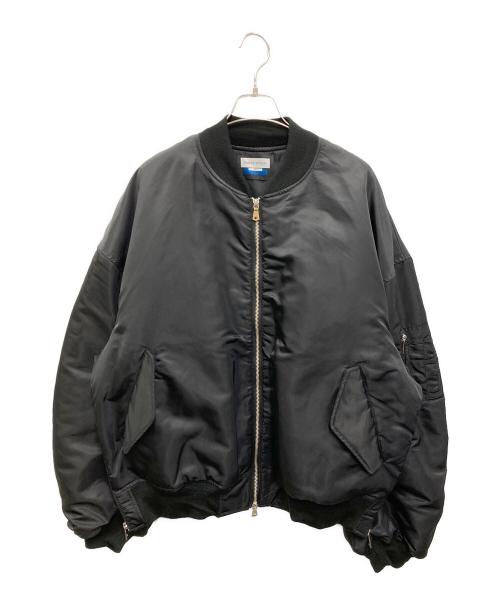 MAISON SPECIAL（メゾンスペシャル）MAISON SPECIAL (メゾンスペシャル) Prime-Over Nylon MA-1 Bomber Jacket ブラック サイズ:2の古着・服飾アイテム