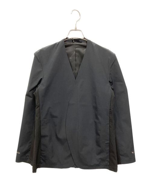 1piu1uguale3（ウノピュウノウグァーレトレ）1piu1uguale3 (ウノピュウノウグァーレトレ) PHENIX (フェニックス) ノーカラージャケット ブラック サイズ:Sの古着・服飾アイテム