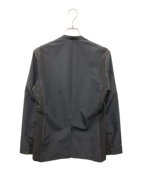 1piu1uguale3（ウノピュウノウグァーレトレ）1piu1uguale3 (ウノピュウノウグァーレトレ) PHENIX (フェニックス) ノーカラージャケット ブラック サイズ:Sの古着・服飾アイテム