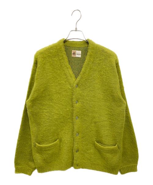 PENNEYS（ペニーズ）penneys (ペニーズ) TOWN CRAFT (タウンクラフト) シャギーカーディガン グリーン サイズ:SMALL(36-38)の古着・服飾アイテム