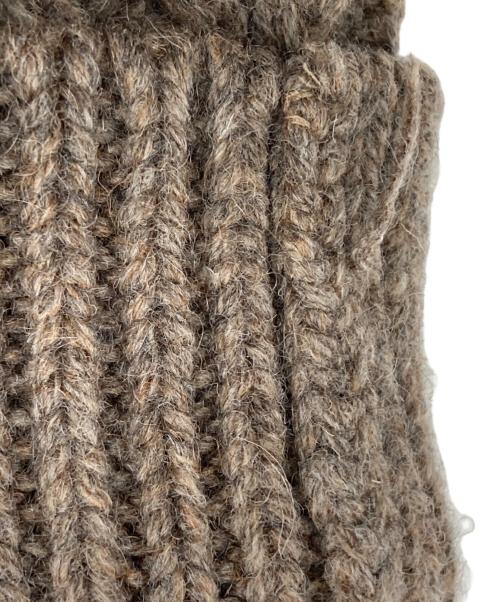 Pherrow's（フェローズ）PHERROW'S (フェローズ) ウールケーブルニット ベージュ サイズ:Mの古着・服飾アイテム