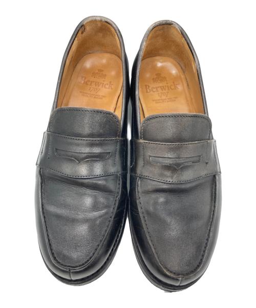 berwick（バーウィック）berwick (バーウィック) コインローファー ブラック サイズ:SIZE 6 1/2の古着・服飾アイテム