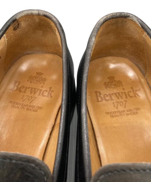 berwick（バーウィック）berwick (バーウィック) コインローファー ブラック サイズ:SIZE 6 1/2の古着・服飾アイテム