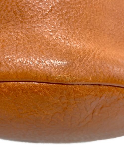 IL BISONTE（イル ビゾンテ）IL BISONTE (イル ビゾンテ) 巾着型ショルダーバッグ ブラウンの古着・服飾アイテム