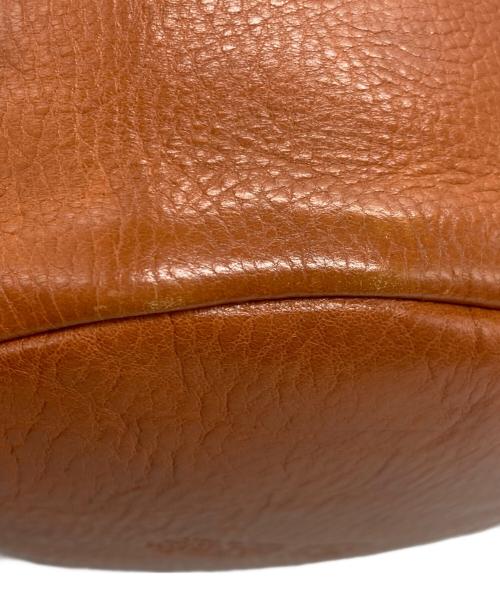 IL BISONTE（イル ビゾンテ）IL BISONTE (イル ビゾンテ) 巾着型ショルダーバッグ ブラウンの古着・服飾アイテム