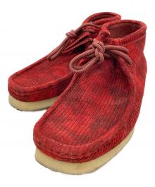 CLARKS ORIGINALS（クラークス オリジナルズ）の古着「Wallabee Boot Cord Suede」｜レッド