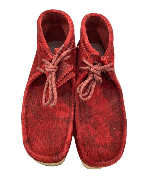 CLARKS ORIGINALS（クラークス オリジナルズ）Clarks Originals (クラークス オリジナルズ) Wallabee Boot Cord Suede レッド サイズ:25.5cmの古着・服飾アイテム