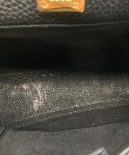 MULBERRY（マルベリー）MULBERRY (マルベリー) スモール アイリス ショルダーバッグ ブラックの古着・服飾アイテム