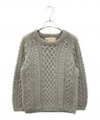 INVERALLANインバーアラン）の古着「［古着］フィッシャーマンニット」｜グレー