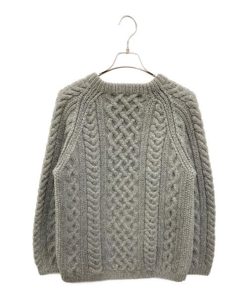 INVERALLAN（インバーアラン）INVERALLAN (インバーアラン) ［古着］フィッシャーマンニット グレー サイズ:記載なしの古着・服飾アイテム
