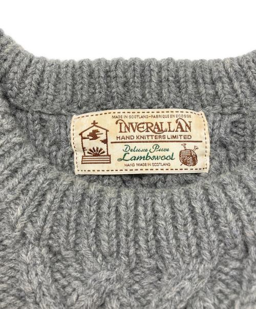 INVERALLAN（インバーアラン）INVERALLAN (インバーアラン) ［古着］フィッシャーマンニット グレー サイズ:記載なしの古着・服飾アイテム