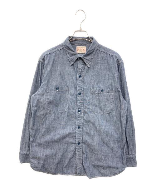 BONCOURA（ボンクラ）BONCOURA (ボンクラ) シャンブレーシャツ インディゴ サイズ:36の古着・服飾アイテム