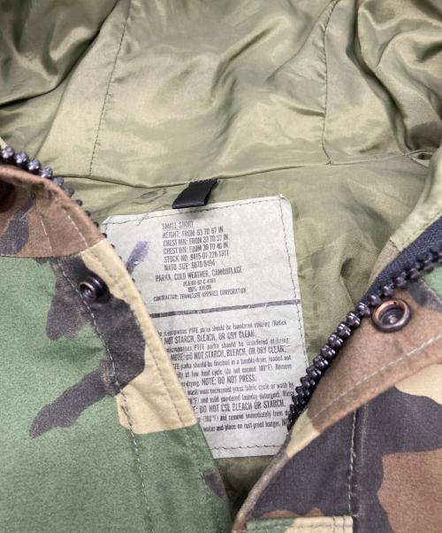 US ARMY（ユーエスアーミー）US ARMY (ユーエスアーミー) ［古着］COLD WEATHER PARKA CAMOUFLAGE グリーン サイズ:Sの古着・服飾アイテム