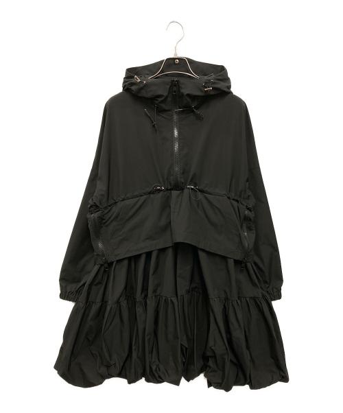 machatt（マチャット）machatt (マチャット) ハーフジップバルーンドレス ブラック サイズ:FREEの古着・服飾アイテム