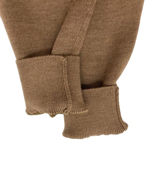 SLOANE（スローン）SLOANE (スローン) 12Ｇ天竺 ダブルフェイス Ｖネックカーディガン ブラウン サイズ:4の古着・服飾アイテム