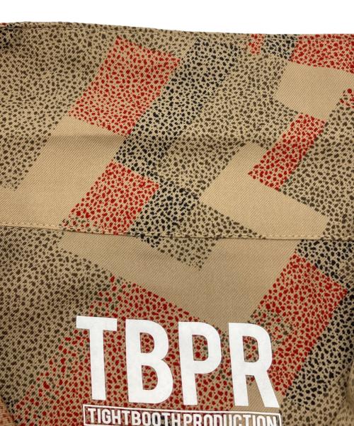 TIGHTBOOTH PRODUCTION（タイトブースプロダクション）TIGHTBOOTH PRODUCTION (タイトブースプロダクション) ポロシャツ ベージュ サイズ:Mの古着・服飾アイテム