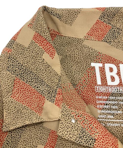 TIGHTBOOTH PRODUCTION（タイトブースプロダクション）TIGHTBOOTH PRODUCTION (タイトブースプロダクション) ポロシャツ ベージュ サイズ:Mの古着・服飾アイテム