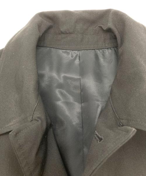 Y's for men（ワイズフォーメン）Y'S for men (ワイズフォーメン) ウールステンカラーコート ブラック サイズ:3の古着・服飾アイテム
