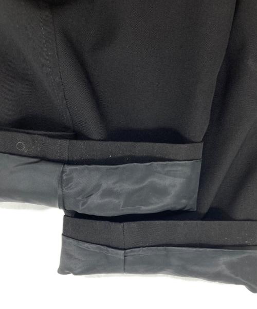 Y's for men（ワイズフォーメン）Y'S for men (ワイズフォーメン) ウールステンカラーコート ブラック サイズ:3の古着・服飾アイテム