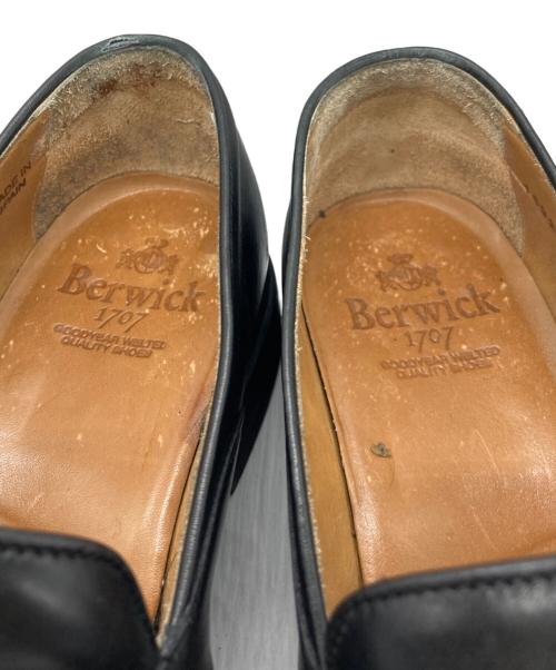 berwick（バーウィック）berwick (バーウィック) コインローファー ブラック サイズ:SIZE 8の古着・服飾アイテム