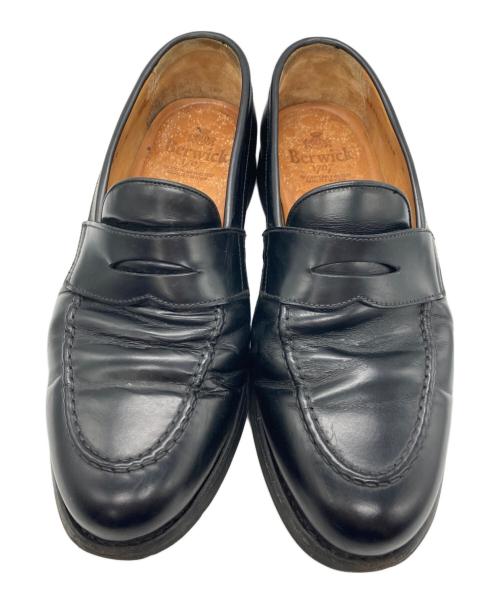 berwick（バーウィック）berwick (バーウィック) コインローファー ブラック サイズ:SIZE 8の古着・服飾アイテム