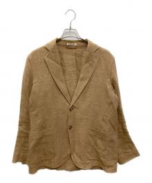 AURALEE（オーラリー）の古着「LINEN SILK SUMMER TWEED JACKET」｜ベージュ