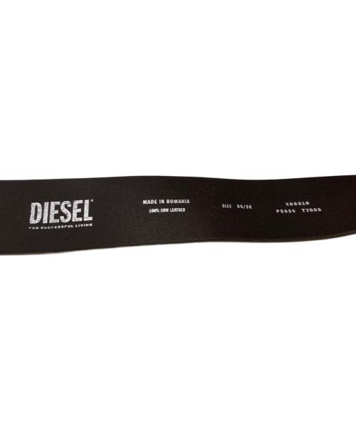 DIESEL（ディーゼル）DIESEL (ディーゼル) DIESEL レザーベルト ブラウン サイズ:90/36の古着・服飾アイテム
