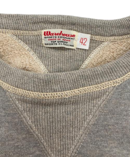 WAREHOUSE（ウエアハウス）WAREHOUSE (ウエアハウス) 両Vクルーネックスウェット グレー サイズ:42の古着・服飾アイテム