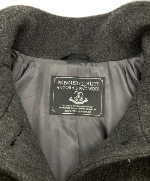 JOURNAL STANDARD（ジャーナルスタンダード）JOURNAL STANDARD (ジャーナルスタンダード) スタンドオーバーカラーコート グレー サイズ:38の古着・服飾アイテム