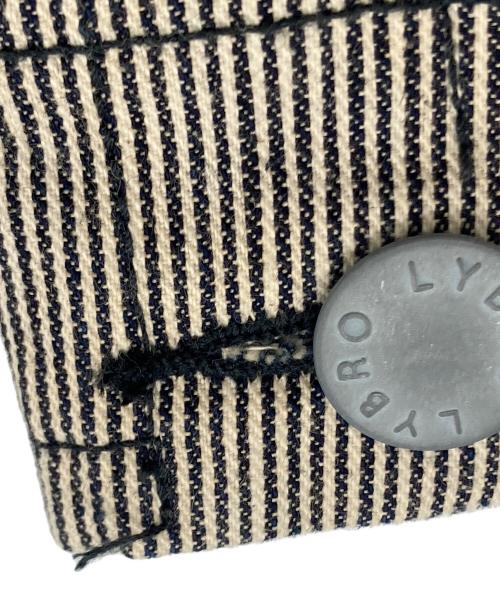 NIGEL CABOURN LYBRO（ナイジェルケーボン ライブロ）NIGEL CABOURN LYBRO (ナイジェルケーボン ライブロ) ヒッコリーカバーオール グレー サイズ:48の古着・服飾アイテム