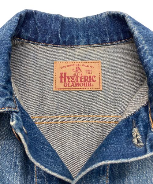 Hysteric Glamour（ヒステリックグラマー）Hysteric Glamour (ヒステリックグラマー) USED加工デニム 3RD TYPE Gジャン インディゴ サイズ:Mの古着・服飾アイテム