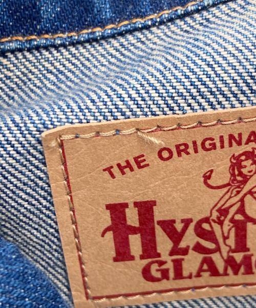 Hysteric Glamour（ヒステリックグラマー）Hysteric Glamour (ヒステリックグラマー) USED加工デニム 3RD TYPE Gジャン インディゴ サイズ:Mの古着・服飾アイテム